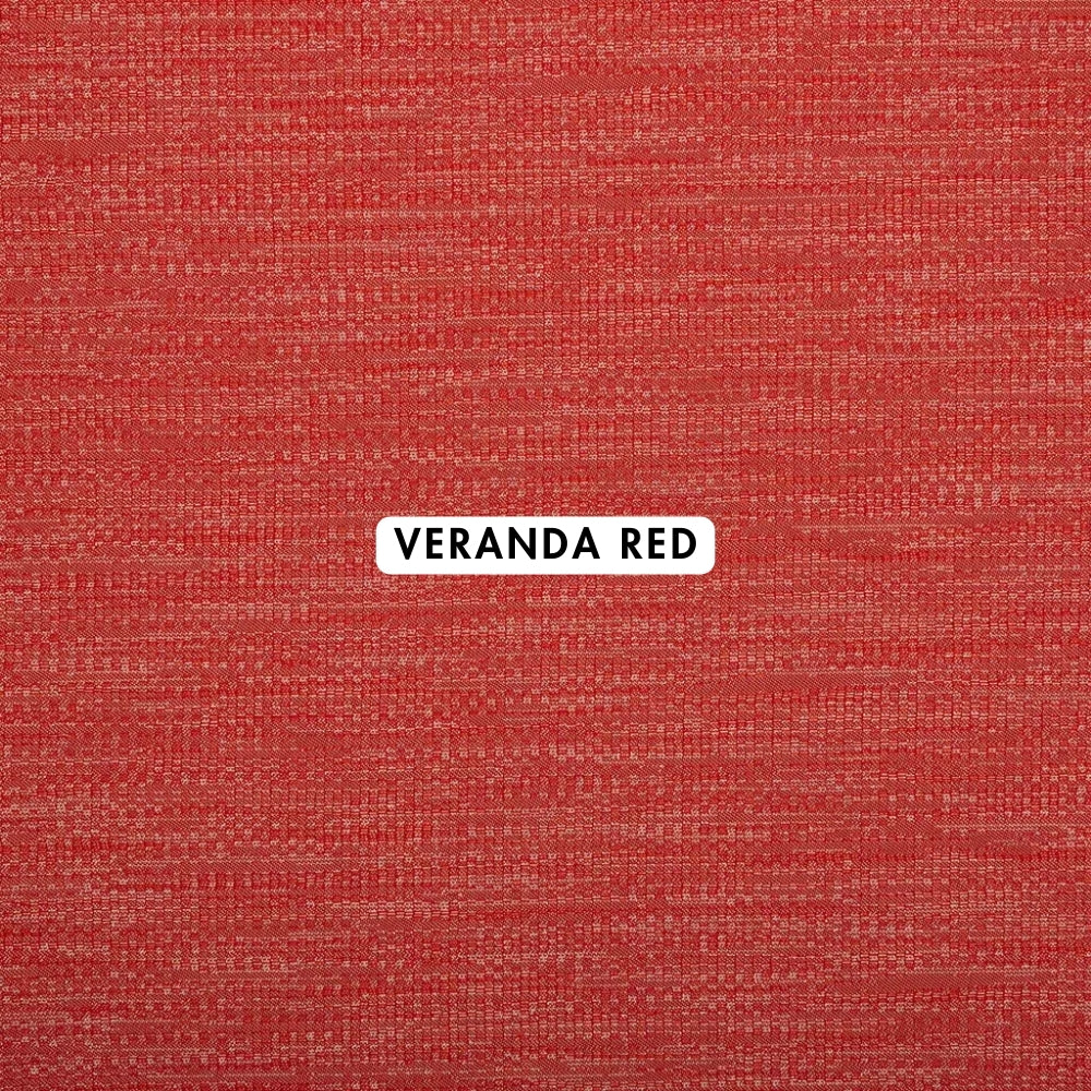 Veranda Red Outdoor Fabric