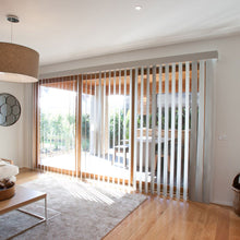 Load image into Gallery viewer, Vertical Carina Transparent Blinds