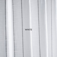 Load image into Gallery viewer, Riptide White Eyelet Curtain (Lined) by Stuart Graham