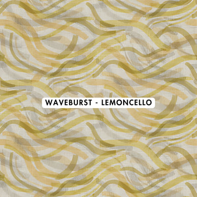 Waveburst Lemoncello Wallpaper