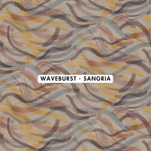 Waveburst Sangria Wallpaper