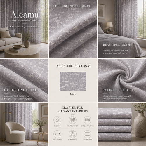 Alcamu Curtain Fabric