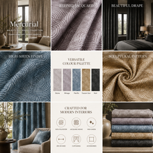 Load image into Gallery viewer, Mercurial Curtain Fabric
