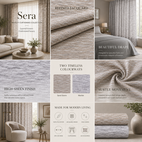 Sera Curtain Fabric