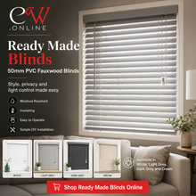 Load image into Gallery viewer, 50mm Fauxwood - Ready Made Blinds