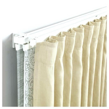 Load image into Gallery viewer, FREE GLIDE DOUBLE WHITE-KING ALUMINIUM CURTAIN RAIL