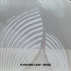 Floating Leaf Roman Blind