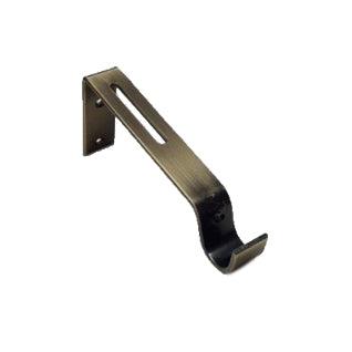 25MM Stainless Steel Finish Ultra Adjustable Bracket 168mm wide (sold in pairs)