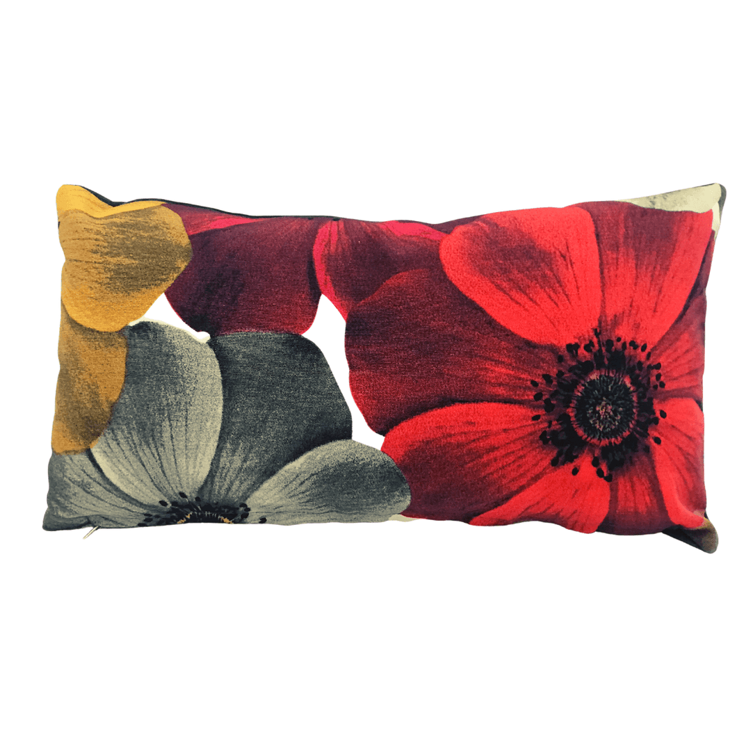 Floral Red yellow and Brown  Scatter Cover(450x200)