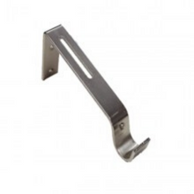 Load image into Gallery viewer, 25MM Stainless Steel Finish Ultra Adjustable Bracket 168mm wide (sold in pairs)