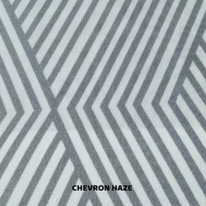 Patterned Roller Blinds - Chevron Design (HAZE)