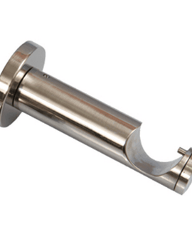 25MM Stainless Steel Finish - Single Barrel Bracket (113mm wide)