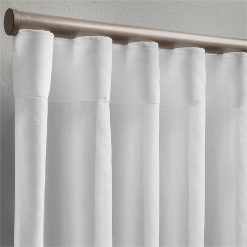 Aerial Unlined Sheer Curtain (Wave Pleat )