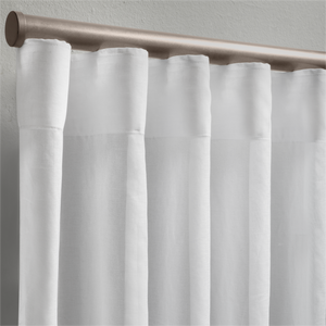 Aerial Unlined Sheer Curtain (Wave Pleat )