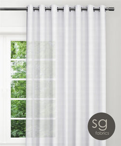 Aerial Eyelet Curtain (Unlined Sheer) by Stuart Graham