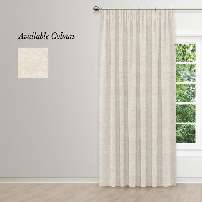 Blake Linen Taped Curtain by Stuart Graham