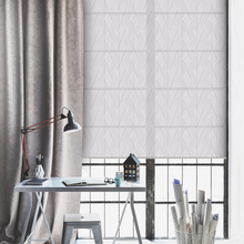 Load image into Gallery viewer, Patterned Roller Blinds - Chevron Design (HAZE)