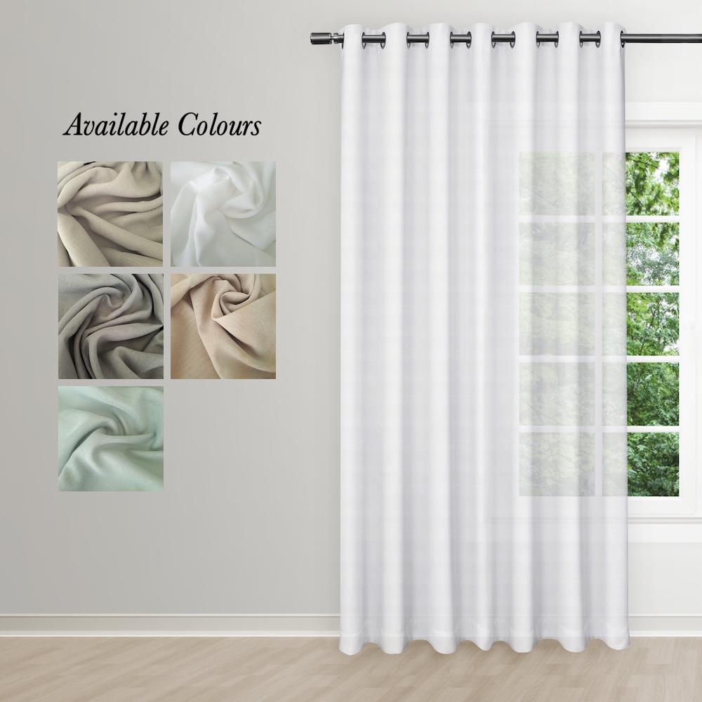 Aerial Eyelet Curtain (Unlined Sheer) by Stuart Graham