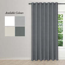 Load image into Gallery viewer, Solarline Eyelet Self-Lined Curtain (100% Blockout) by Stuart Graham