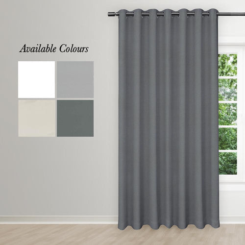 Solarline Eyelet Self-Lined Curtain (100% Blockout) by Stuart Graham
