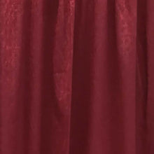 Load image into Gallery viewer, Taped Taffata Curtain Maroon