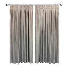 Load image into Gallery viewer, Grey Pinched Pleat Curtain