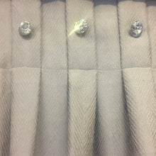 Load image into Gallery viewer, Grey Pinched Pleat Curtain