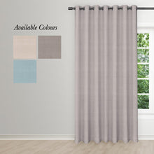Load image into Gallery viewer, Dusk Eyelet Curtain (100% Blockout) by Stuart Graham