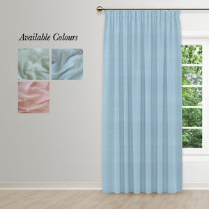 Muslin Taped Curtain (Lined) (Sheer) by Stuart Graham