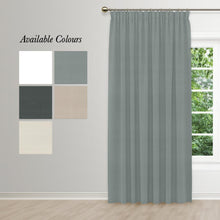 Load image into Gallery viewer, White Night Time Taped Curtain (50% Blockout) by Stuart Graham