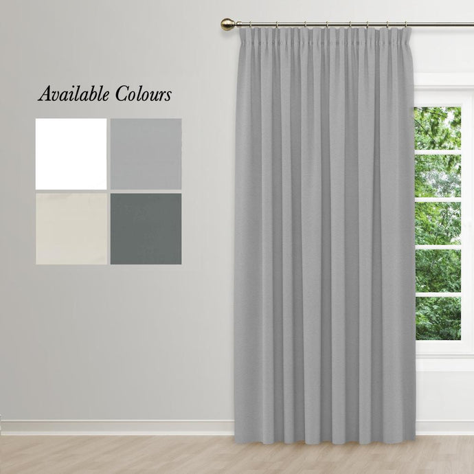 Solarline Taped Curtain (100% Blockout) - Self Lined by Stuart Graham