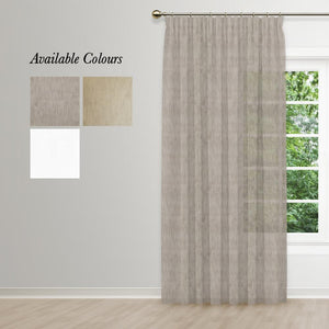 Tranquil Taped Curtain (Unlined Sheer) by Stuart Graham