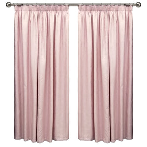 Pink Medallion Taped Curtain